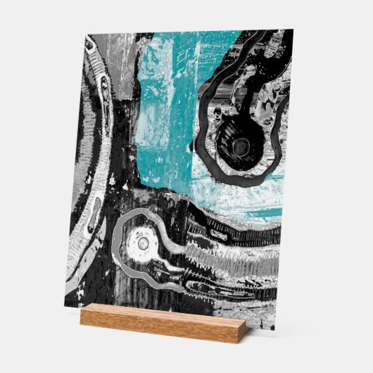 Surface Current – Abstract Flow & Structure Custom Acryl Bord (Hoek)