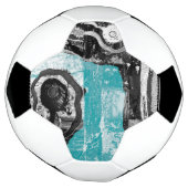 Surface Current – Abstract Flow & Structure Custom Voetbal (Gedraaid)