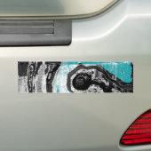 Surface Current – Abstract Flow & Structure Floor Bumpersticker (Op auto)