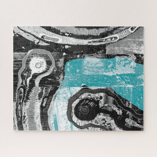 Surface Current – Abstract Flow & Structure Puzzle Legpuzzel (Horizontaal)