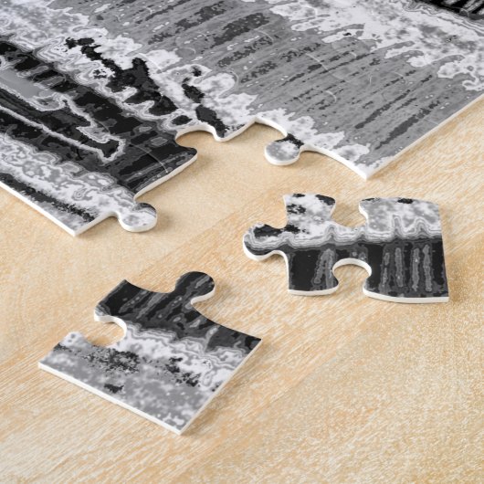 Surface Current – Abstract Flow & Structure Puzzle Legpuzzel (Zijkant)