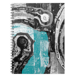 Surface Current – Abstract Flow & Structure Spiral Notitieboek