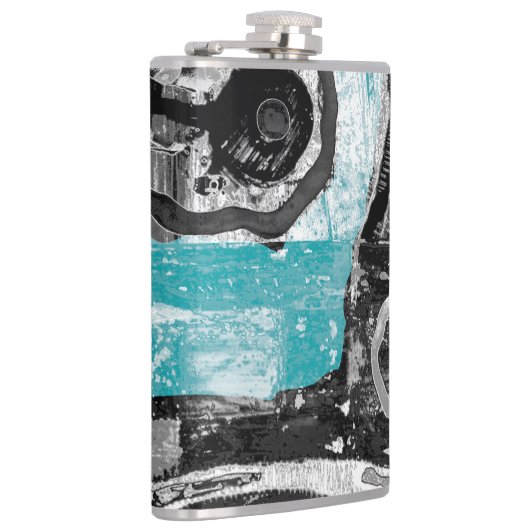 Surface Current – Abstract Flow & Structure Vinyl  Heupfles (Rechts)