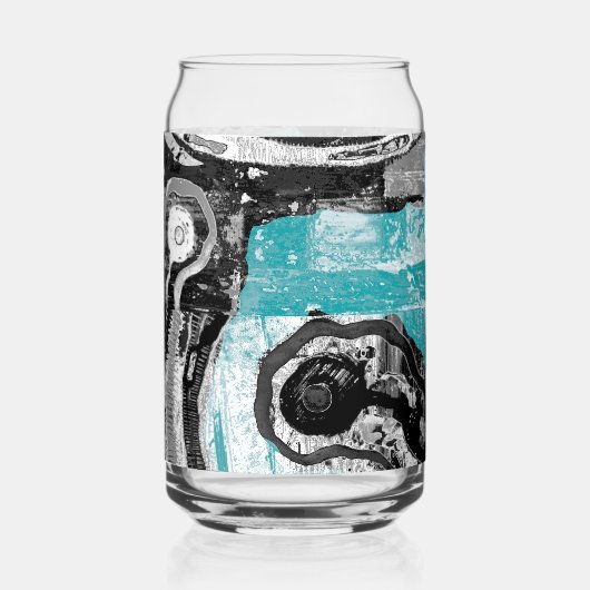 Surface Current – Flow & Structure Drinkware Set Blikvorm Glas (Voorkant)