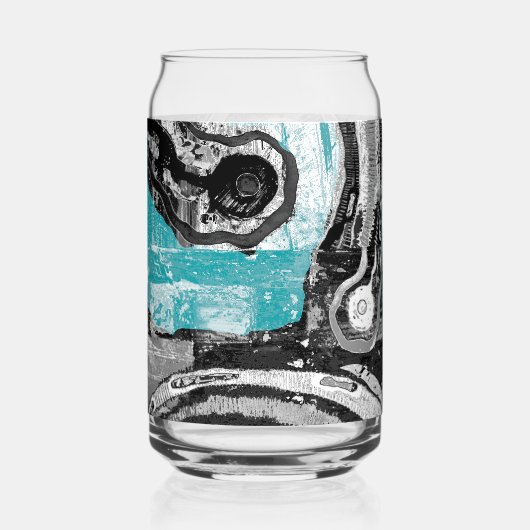 Surface Current – Flow & Structure Drinkware Set Blikvorm Glas (Achterkant)