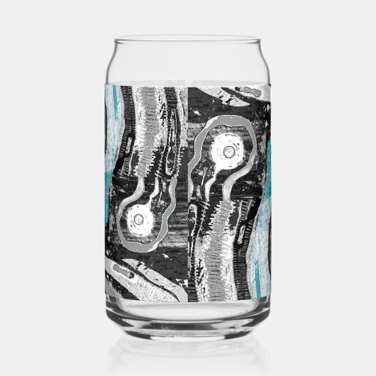 Surface Current –  Flow & Structure Drinkware Set Blikvorm Glas (Rechts)