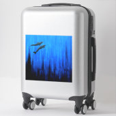 Surface dolphins #2 sticker (Koffer)