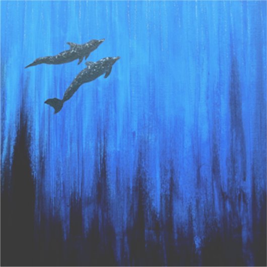 Surface dolphins #2 sticker (Voorkant)