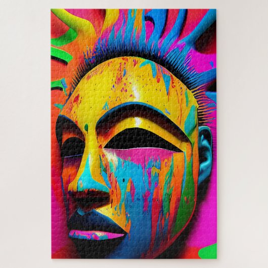 Surface Face Ken Gage Surrealist Legpuzzel (Verticaal)