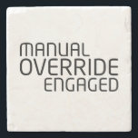 Surface Integrity Command Stenen Onderzetter<br><div class="desc">Prevent environmental damage to your primary workstation. This durable sandstone coaster acts as a protective barrier,  maintaining a clean perimeter around your hardware during long sessions.</div>