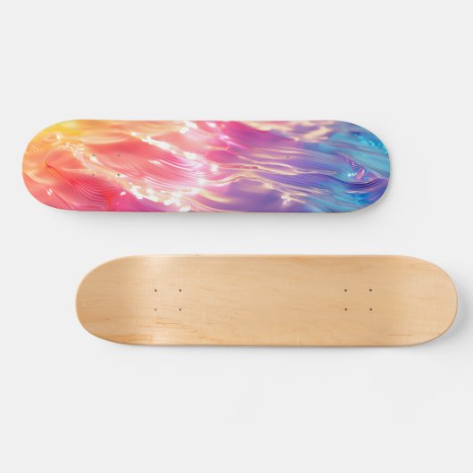 Surface Water Rainbow Light Persoonlijk Skateboard (Horizontaal)