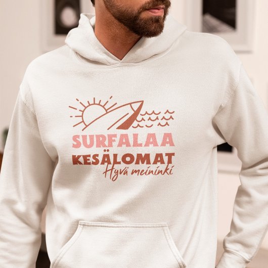 Surfalaa Kesälomat - Surf Summer Holidays Hoodie