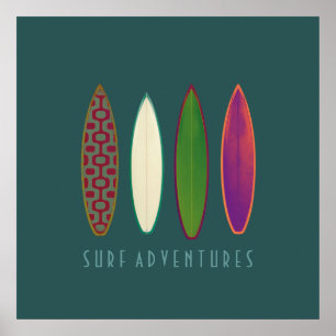 surfavonturen decoratie print