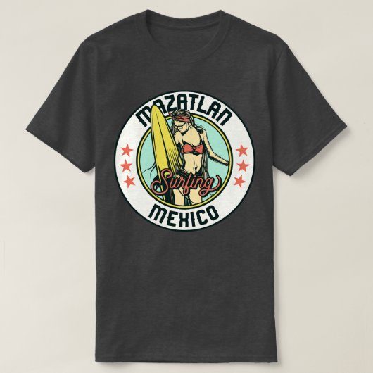Surfbadge voor Mazatlan België T-shirt (Design voorkant)