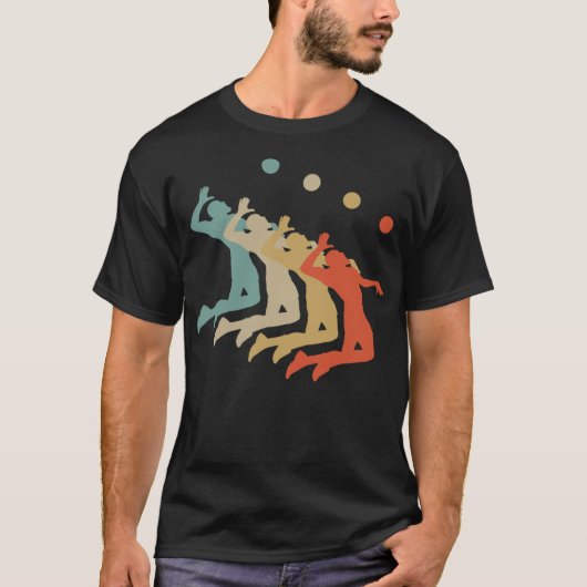 Surfbo voor  stijlbeach Volleyball Player T-shirt (Voorkant)