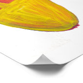 Surfboard Art Wall Aloha Poster (Hoek)