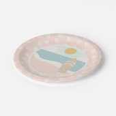 Surfboard Beach Baby shower Paper Bord (Gekanteld)