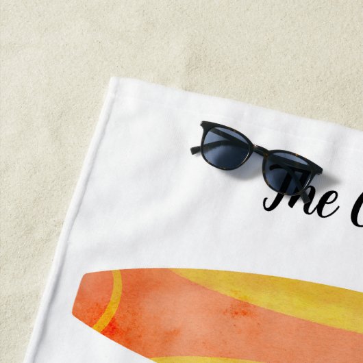  Surfboard Beach Towel Strandlaken (In situ)