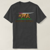 Surfboard Beer vlaggenstaat Californië T-shirt (Design voorkant)