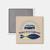 Surfboard en Camper California Magneet (Voorkant / Achterkant)