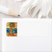 Surfboard en Guitar Return Label (Insitu)