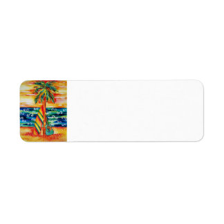 Surfboard en Guitar Return Label