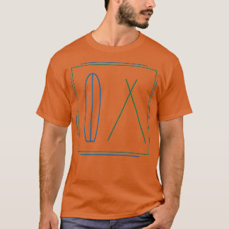 Surfboard en Pee Tent T-shirt