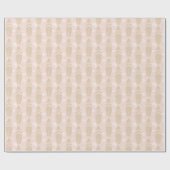 Surfboard en Shell Pattern Wrapping Paper Cadeaupapier (Vlak)