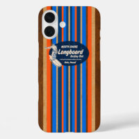 Surfboard Hawaiian Stripes Royal Blue
