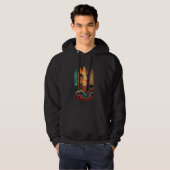 Surfboard Lover Beach Surfboarder Hawaii Wave Surf Hoodie (Voorkant volledig)