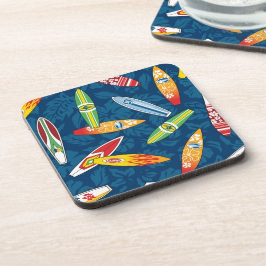 Surfboard Novelty Summer | Set Onderzetter surfpla (Linkerzijde)
