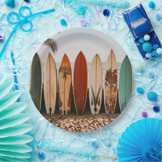 Surfboard papier Borden Papieren Bordje (Feest)