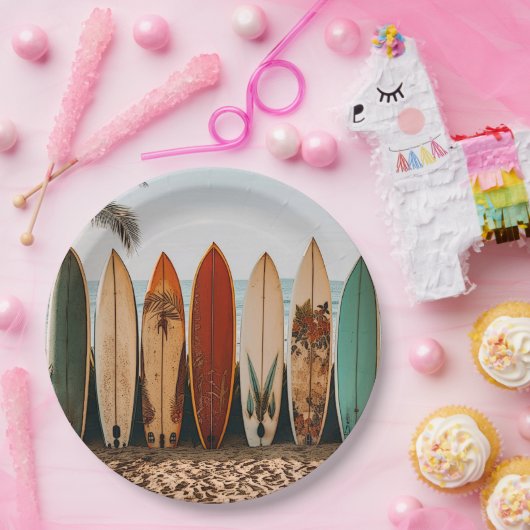 Surfboard papier Borden Papieren Bordje (Feest)