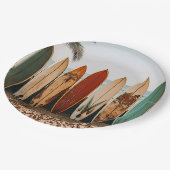 Surfboard papier Borden Papieren Bordje (Gekanteld)