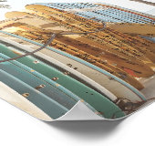 Surfboard Print Strand Wall Art Foto Kustprint (Hoek)