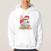 Surfboard Santa Hoodie (Voorkant)
