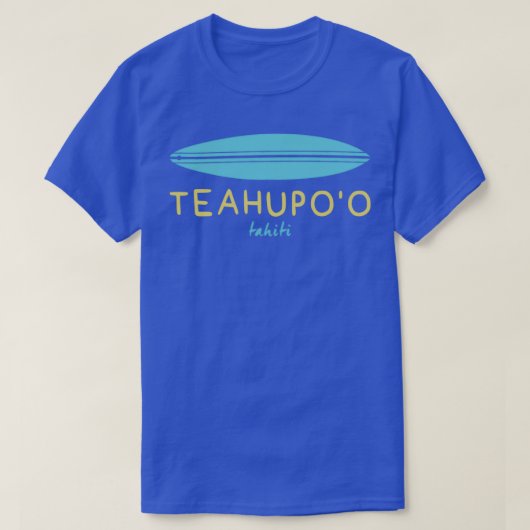 SURFBOARD TEAHUPOO TAHITI T-SHIRT (Design voorkant)