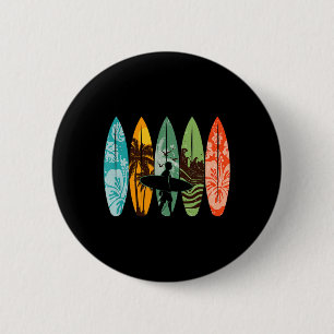 Surfboarder Hawaï Golf Surfplank Liefhebber Ze Ronde Button 5,7 Cm