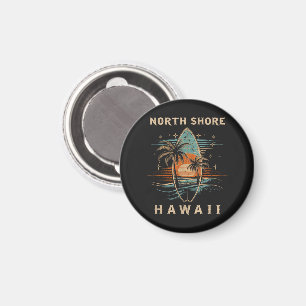Surfboarder North Shore Hawaï Magneet
