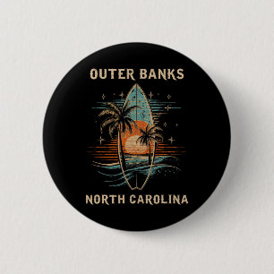 Surfboarder Outer Nks North Carolina Surfplank Su Ronde Button 5,7 Cm