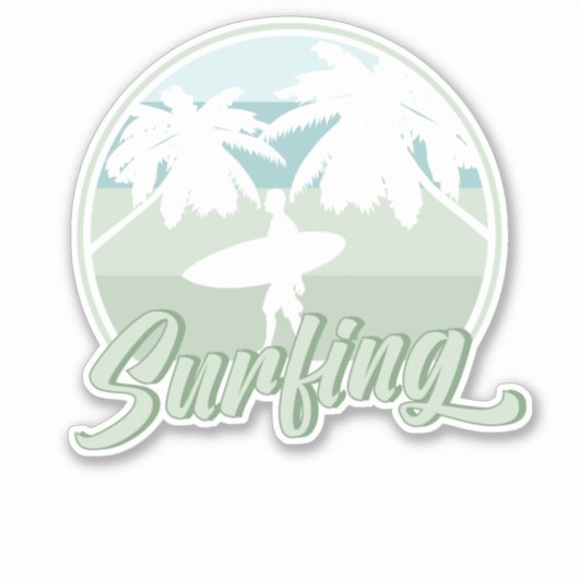 Surfboarding Surfboarding Sticker (Voorkant)