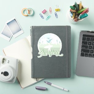 Surfboarding Surfboarding Sticker