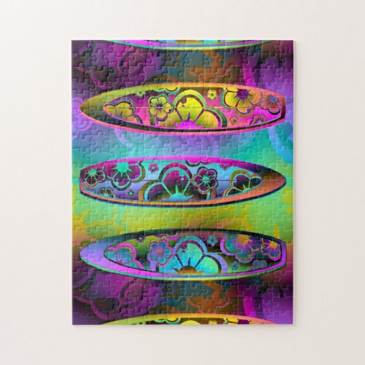 Surfboards 2A-2D Afbeelding Opties Puzzel Legpuzzel (Verticaal)