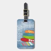 Surfboards-Bagagelabel Bagagelabel (Voorkant verticaal)