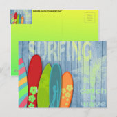 Surfboards Briefkaart (Voorkant / Achterkant)