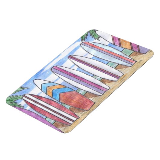 SURFBOARDS flexi magnet Magneet (Linkerzijde)