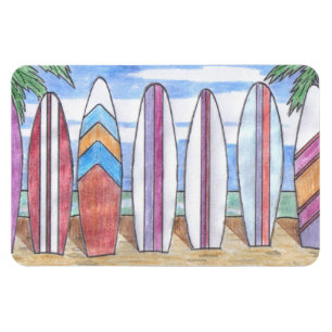 SURFBOARDS flexi magnet Magneet