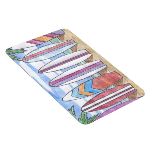 SURFBOARDS flexi magnet Magneet (Rechterzijde)