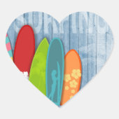 Surfboards Hart Sticker (Voorkant)