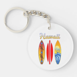 Surfboards Hawaii Sleutelhanger